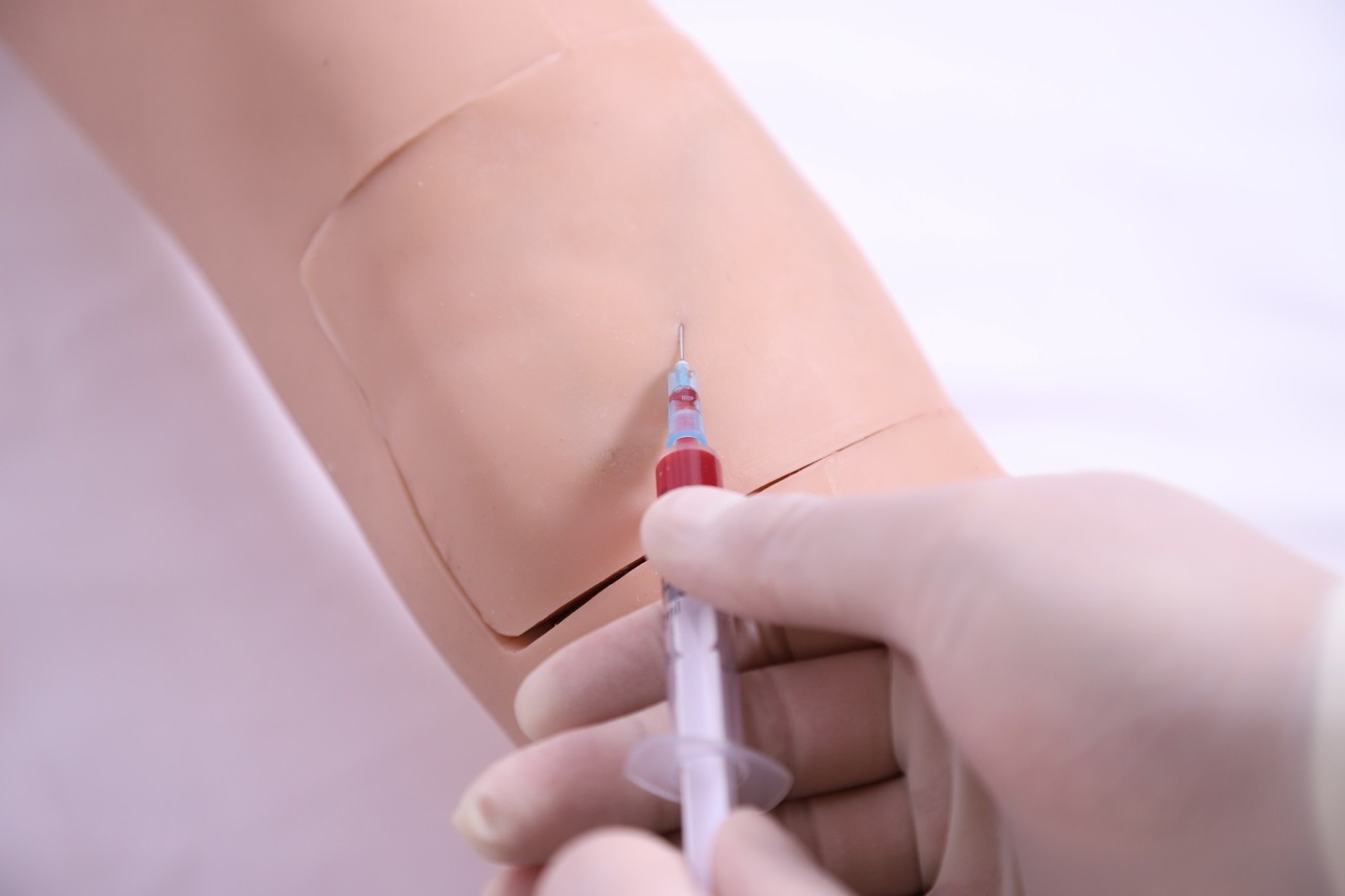 Anatomy Lab Advanced IV Training Arm - Vein Puncture Demo