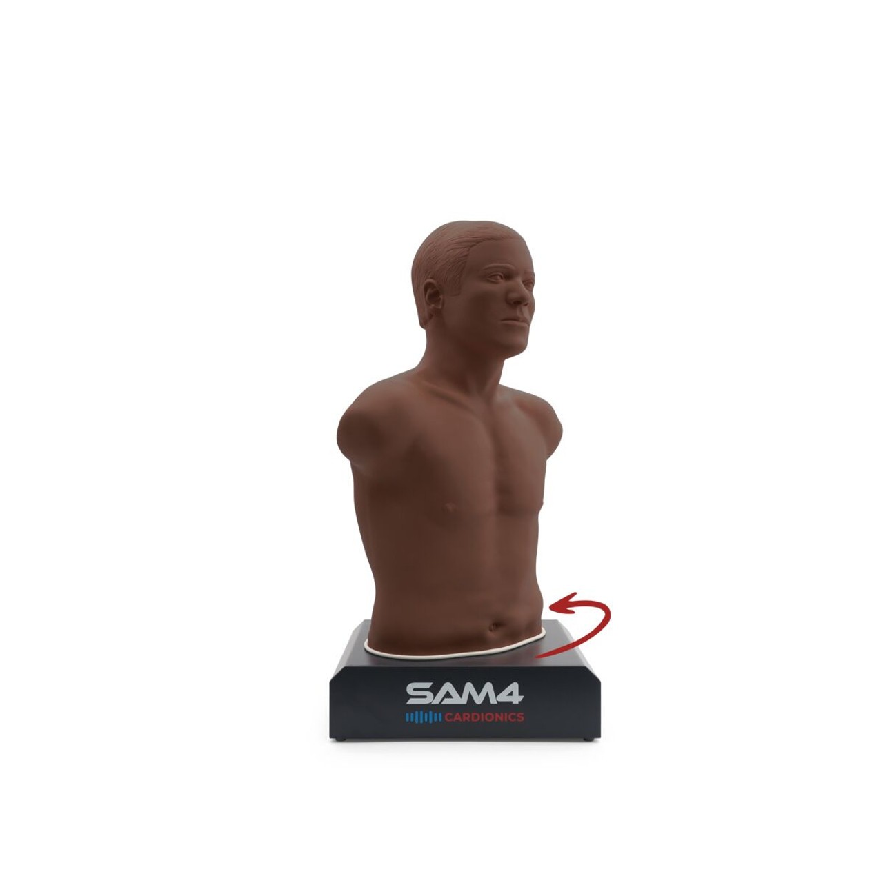 SAM4 Plus Adult Auscultation Manikin, Dark Skin