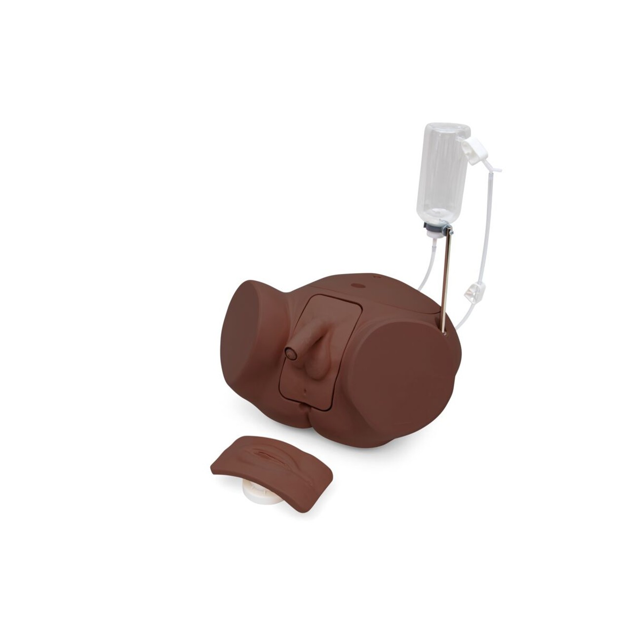 Pro Male and Female Catheterization Simulator Set, Dark Skin
