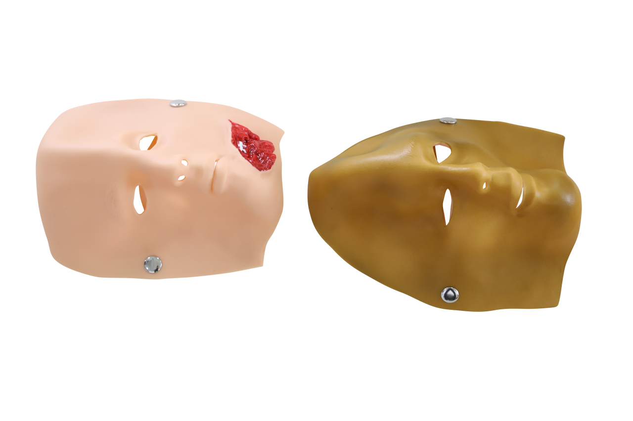 Manikin with multiple bleeding sites and injury simulation