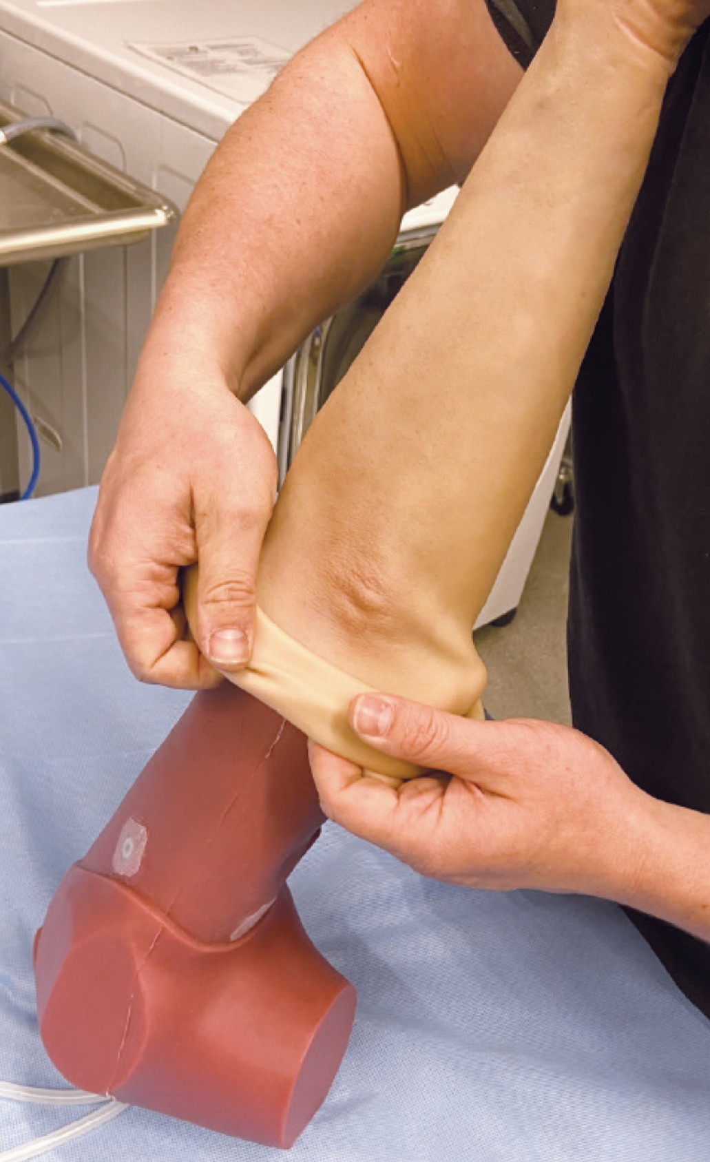 Puncture Pete Hyper Realistic I.V. Training Arm Replaceable Skin