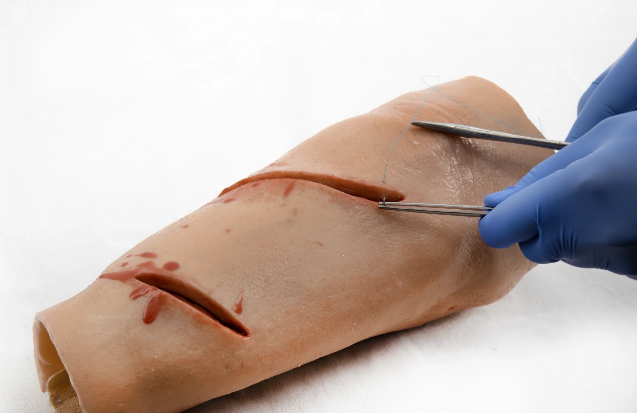 Wearable Suture Practice Arm Sleeve Trainer