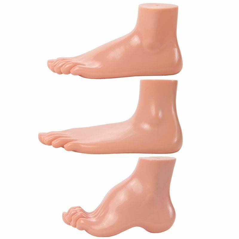 Axis Scientific Set of 3 Feet - Flat Foot, Arched Foot and Normal