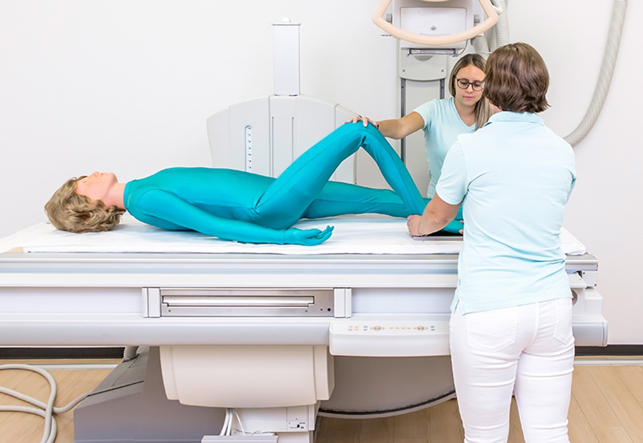 Radiographic Positioning Doll, Plastic Skeleton