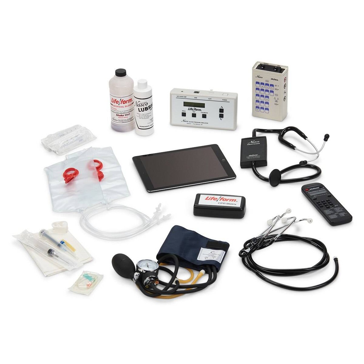 Nasco Healthcare Adult CRiSis Manikin with IV Arm, Blood