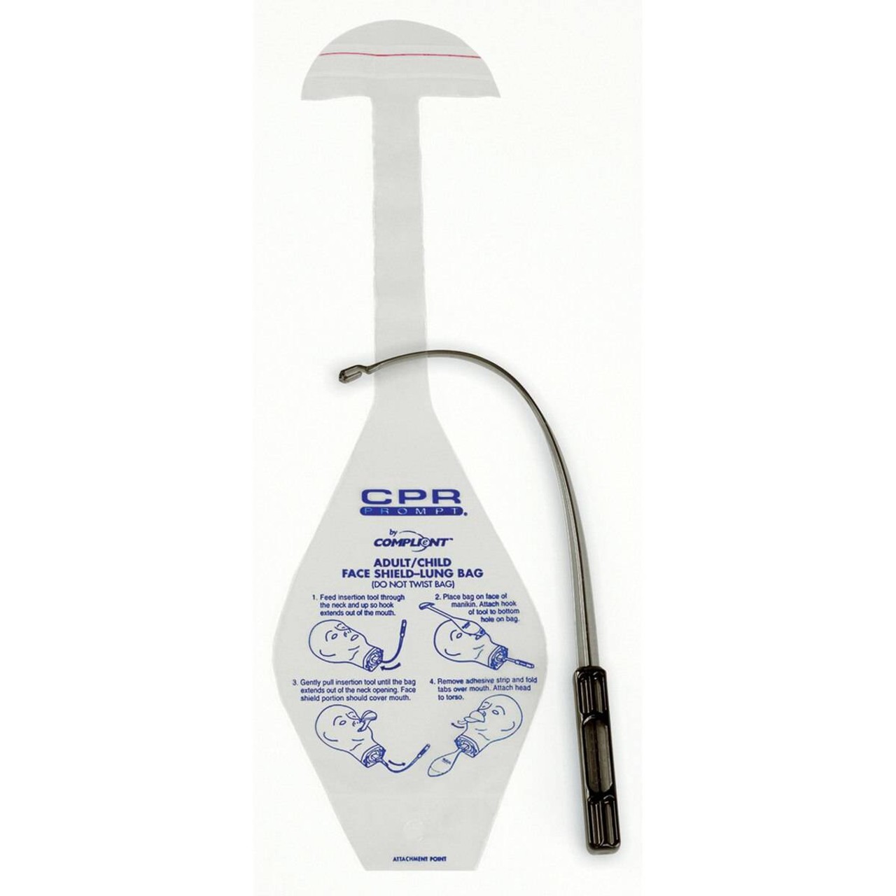 Face Shield/Lung Bags - Adult/Child, Pkg of 100