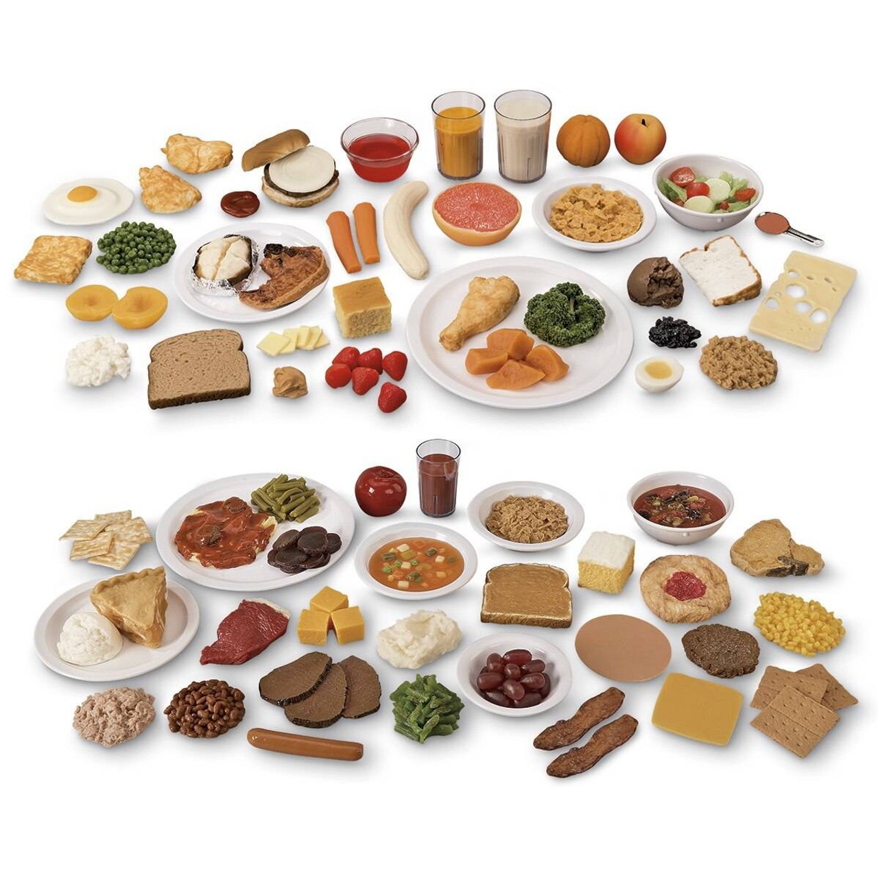 Combined Nasco Food Replica Packages No 1 and 2