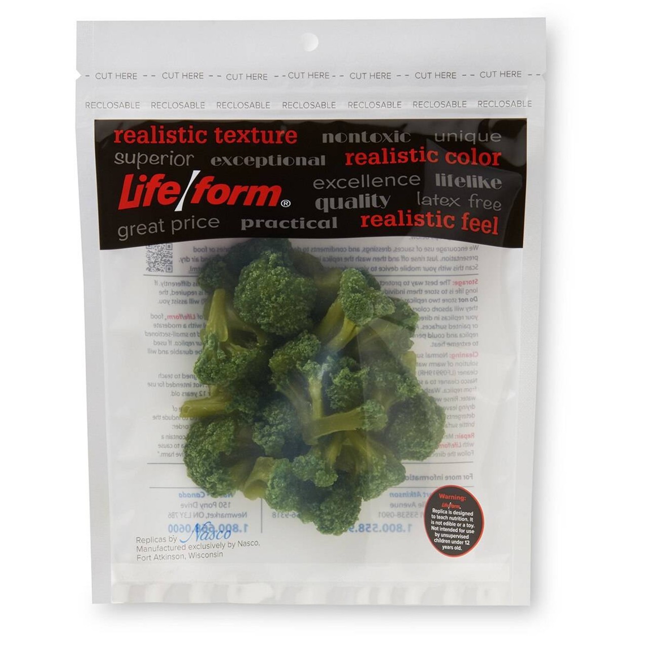 Nasco Broccoli Food Replica - 1 cup 240 ml