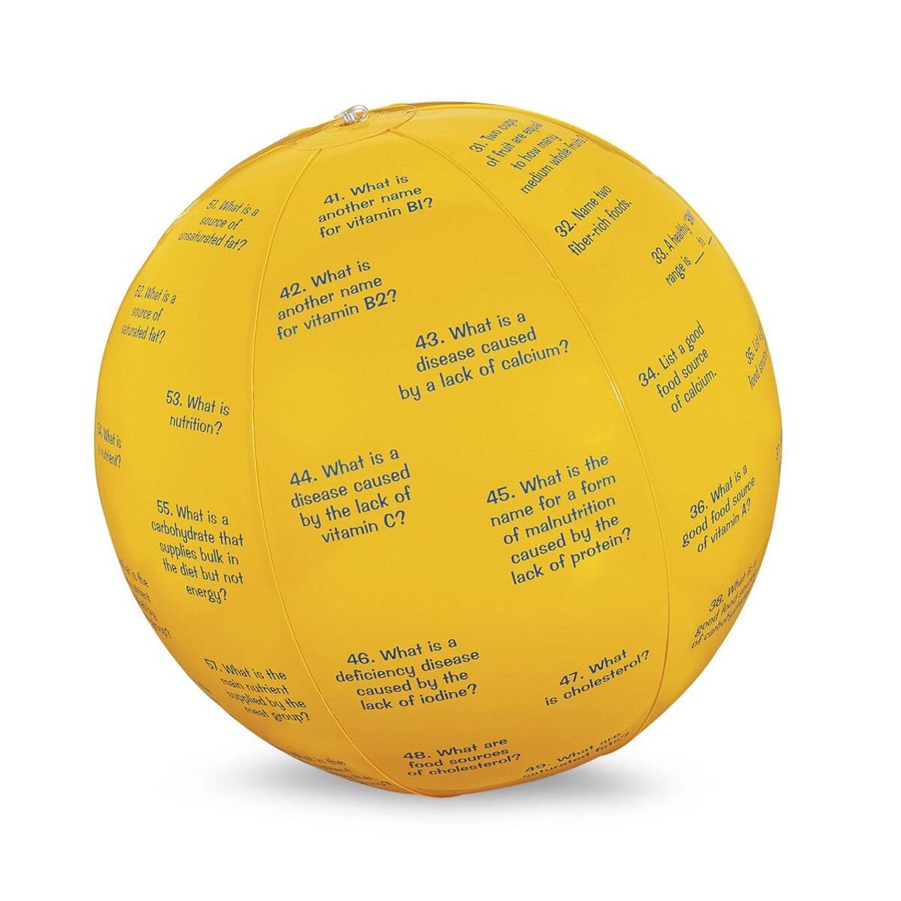 Nasco Nutrition Facts Toss-Up Ball