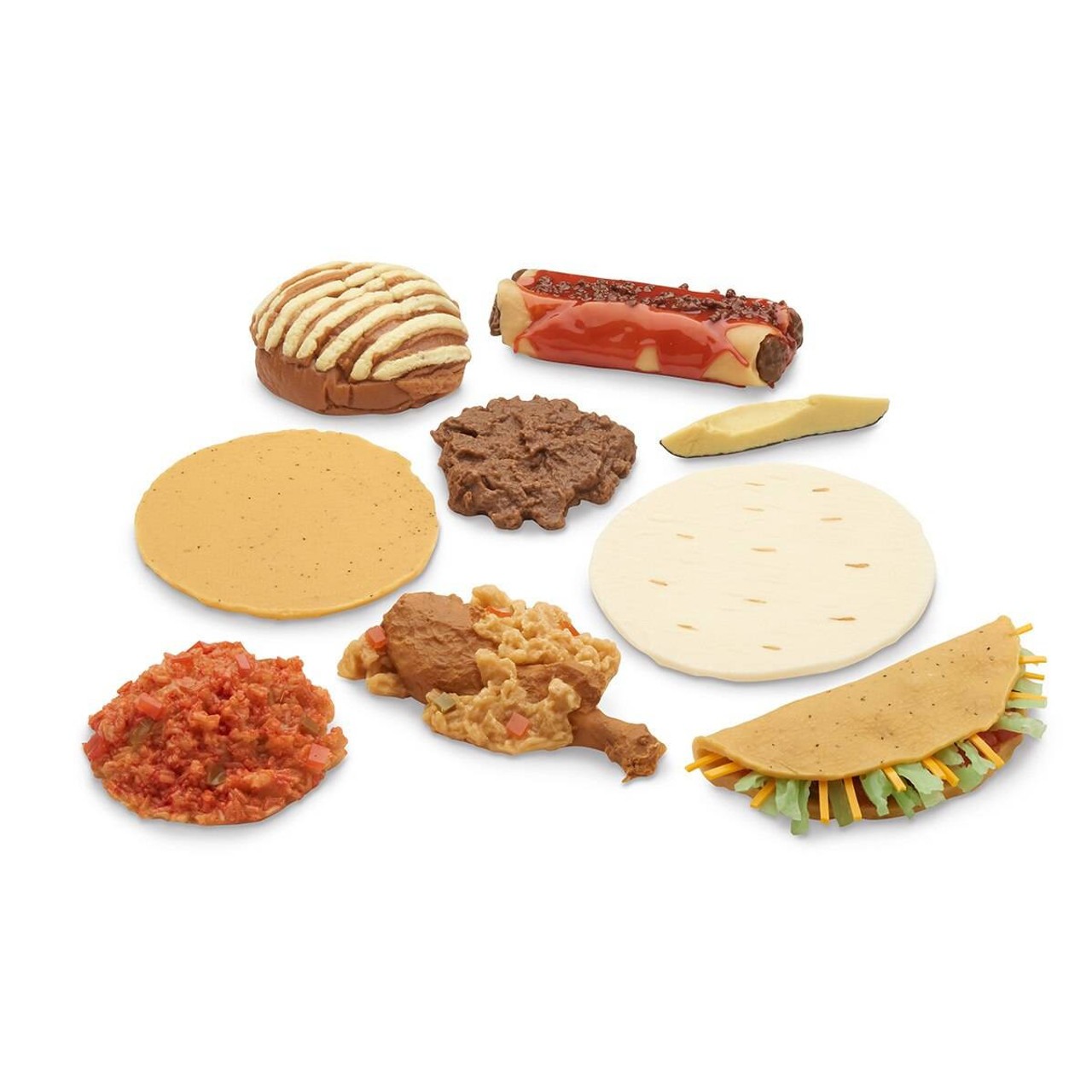 Nasco Mexican-American Ethnic Food Replica Set