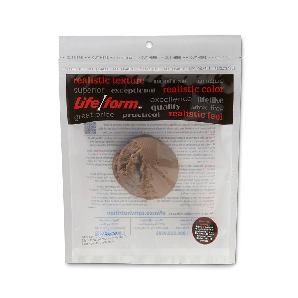 Nasco Healthcare Ice Cream Food Replica - Chocolate | Anatomy Nasco Healthcare Ice Cream Food Replica - Chocolate | Anatomy