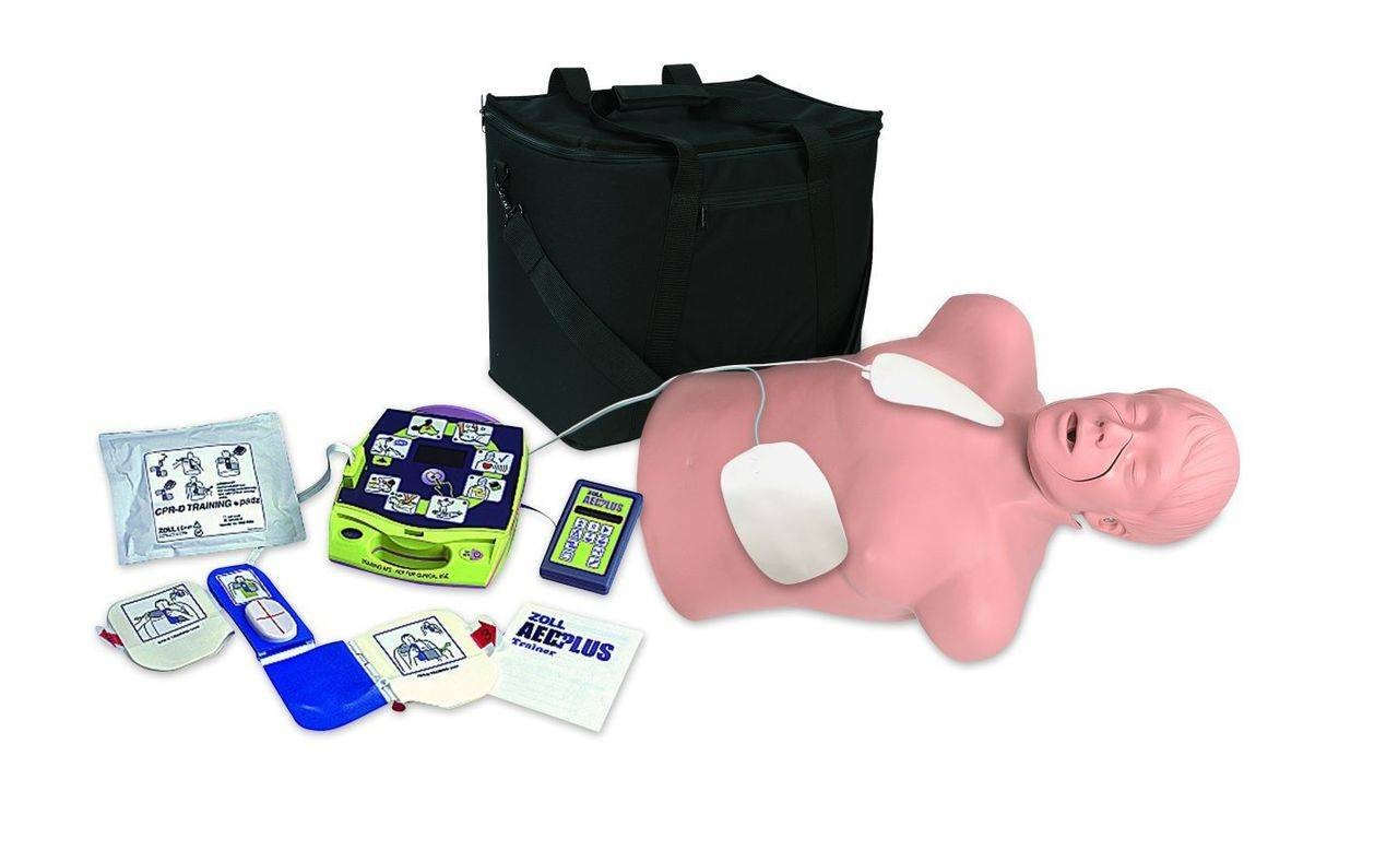 Nasco Healthcare Zoll AED Trainer Simulator Package With CPR Brad