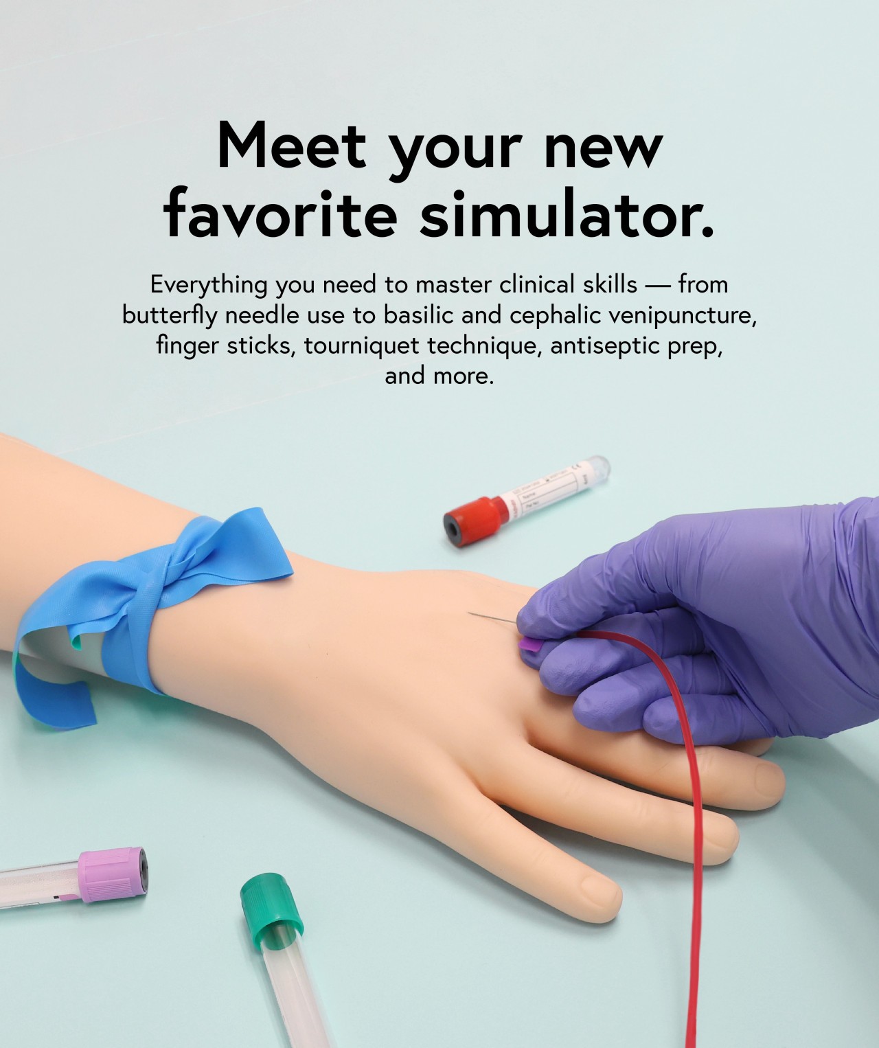 Anatomy Lab Venipuncture and IV Practice Arm Kit and Simulation