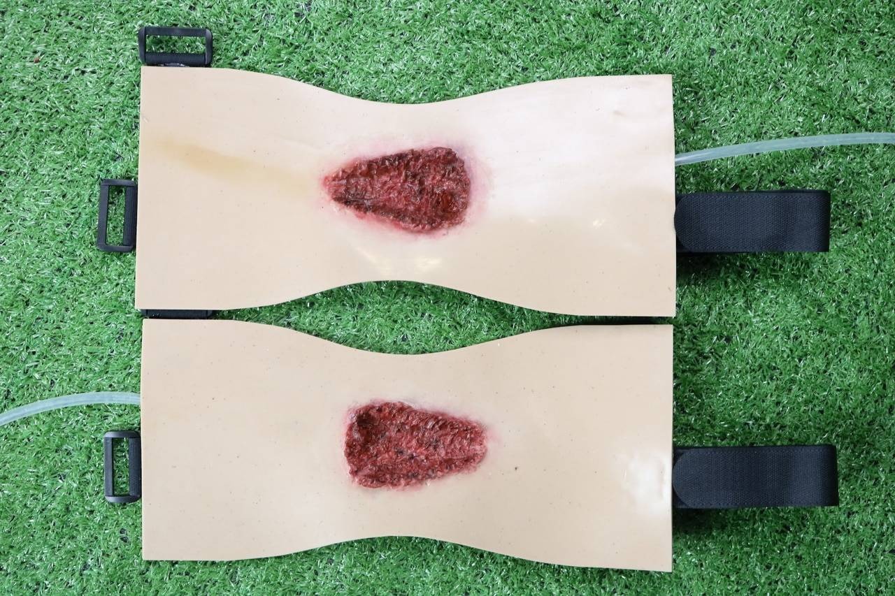 Anatomy Lab Moulage - 2 Piece Set of Axillary Gunshots