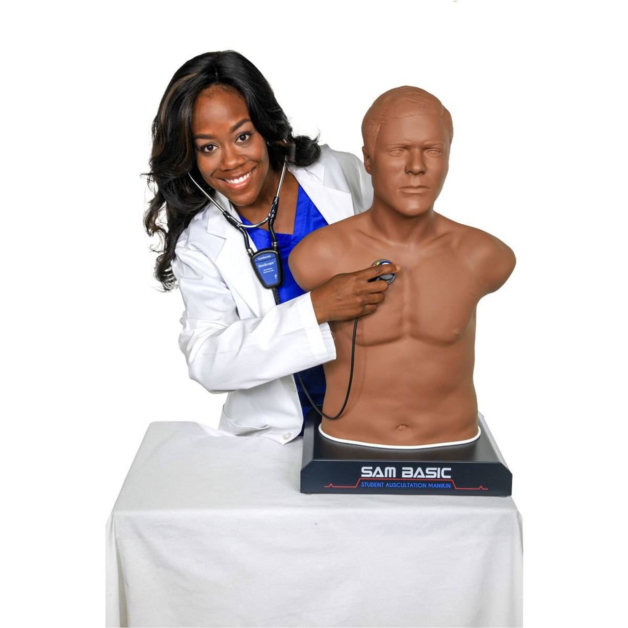 SAM Basic the Student Auscultation Manikin - Dark
