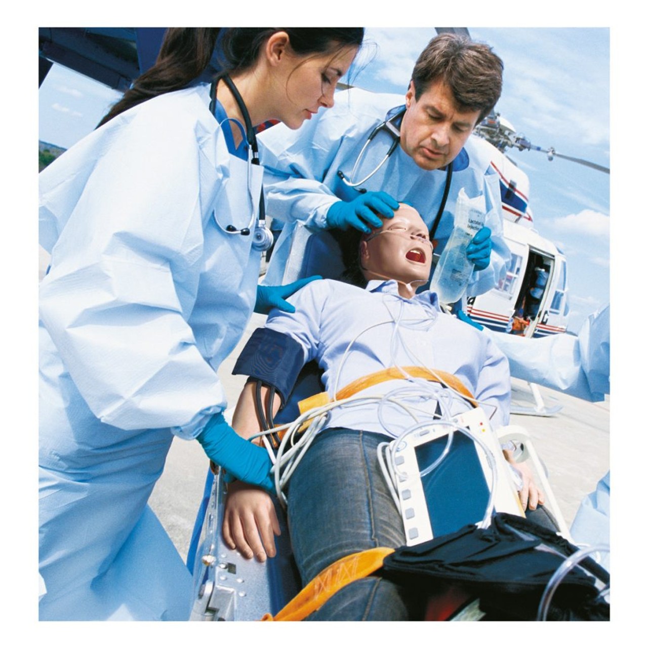 Crisis Ausculation Manikin simulation healthcare training