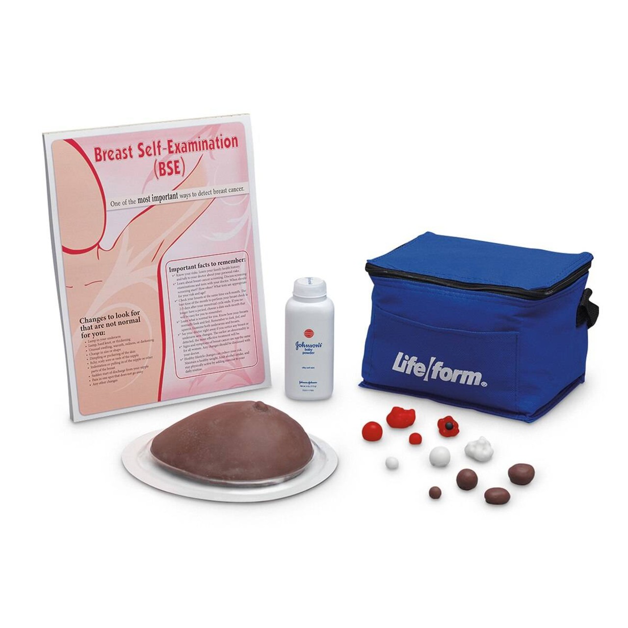 Life/form Single Breast Examination Trainer with TearPad - Dark Trainer