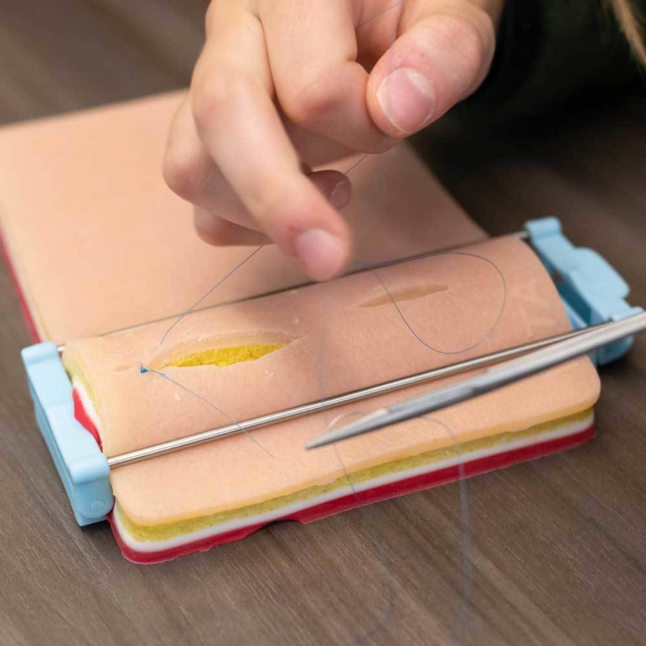 SKINS × Dr.TRAINING VATA Suture Skills Trainer | Anatomy Warehouse