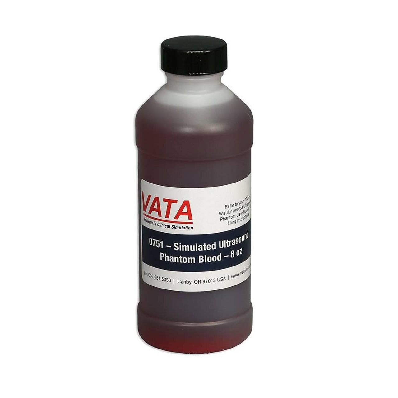 Simulated Ultrasound Blood Bottle - 8 Ounces