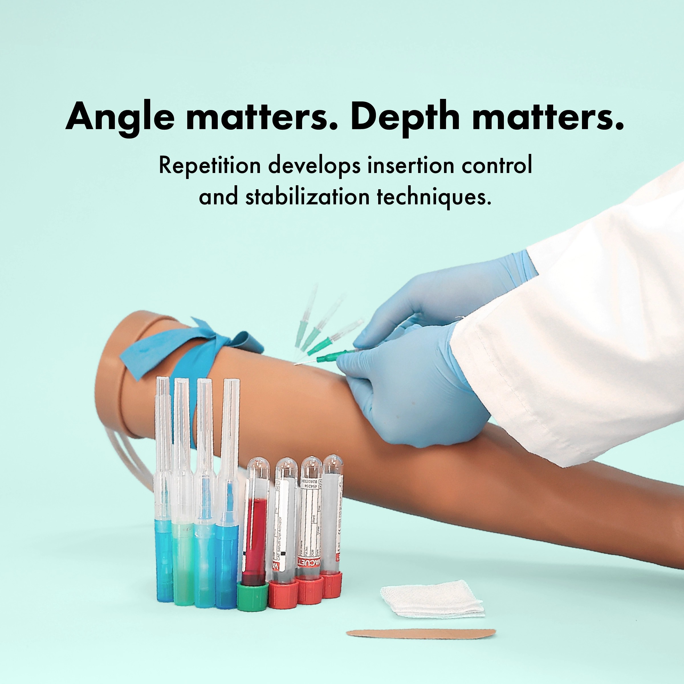 Anatomy Lab Venipuncture and IV Practice Arm Kit and Simulation Arm ...