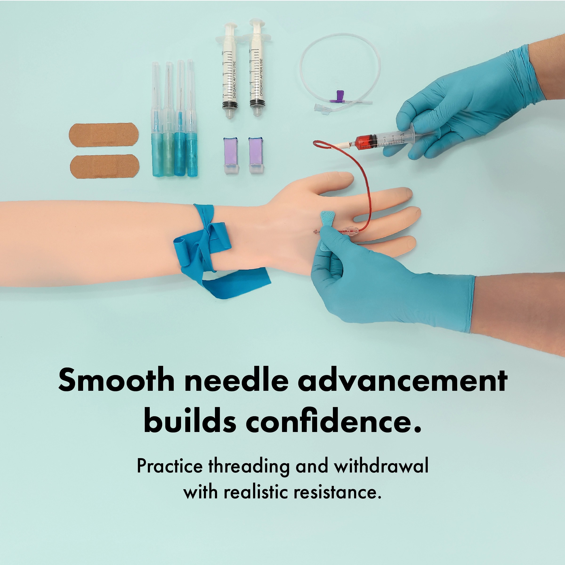 Anatomy Lab Venipuncture and IV Practice Arm Kit and Simulation Arm ...