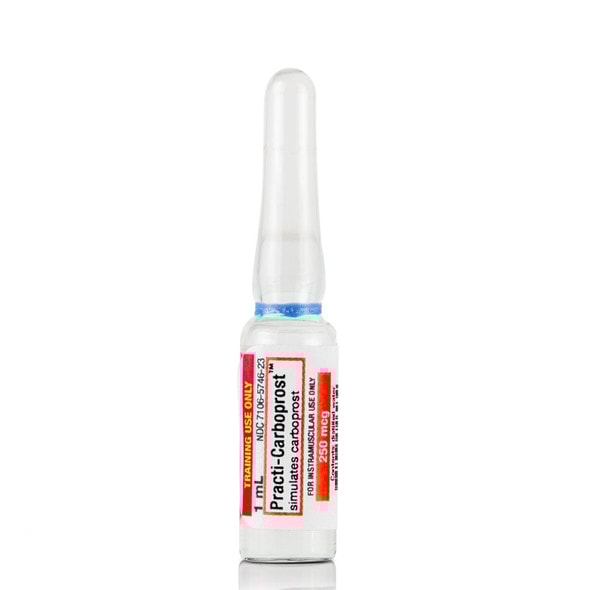 Practi-Carboprost (250 mcg/1 mL) 1 mL Amp - 100 Count Practi-Carboprost (250 mcg/1 mL) 1 mL Amp - 100 Count
