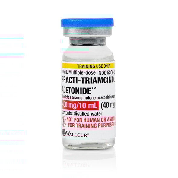 Practi-Triamcinolone Acetonide (400 mg/10 mL) 10 mL Vial - 30 Count Practi-Triamcinolone Acetonide (400 mg/10 mL) 10 mL Vial - 30 Count