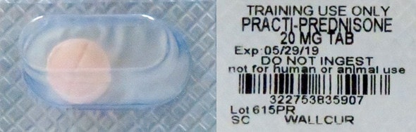 Practi-Prednisone Unit Dose Oral Meds (20 mg) - 48 Count