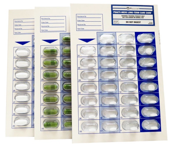 Practi-Meds Long-Term Care Card 3 Med Cards - 3 Count Practi-Meds Long-Term Care Card 3 Med Cards - 3 Count