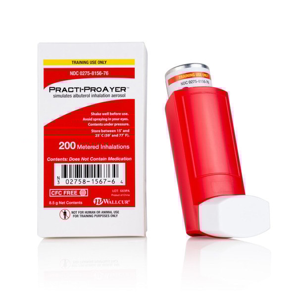 Practi-ProAyer Inhaler 200 Metered Inhalations CFC Free - 5 Count Practi-ProAyer Inhaler 200 Metered Inhalations CFC Free - 5 Count
