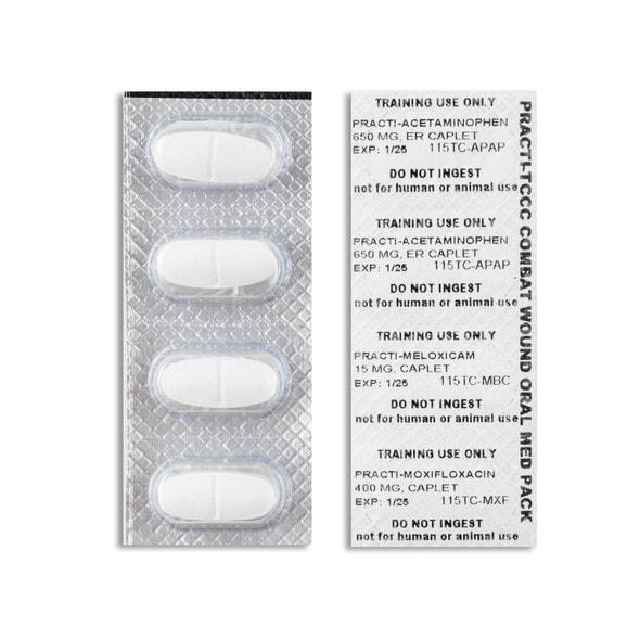 Practi-TCCC Oral Meds, Simulated Medication - 10 Count Practi-TCCC Oral Meds, Simulated Medication - 10 Count