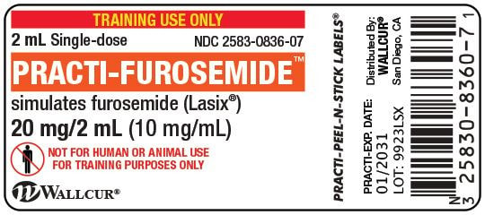 Anatomy Lab Practi-Midazolam HCl Peel-N-Stick Vial Labels - 100