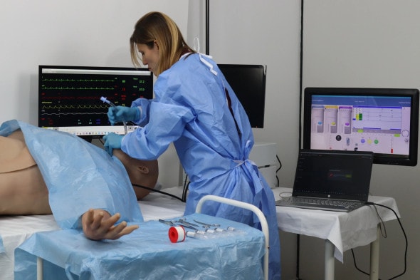 ADAM-X Laparoscopic Surgical Training Simulator