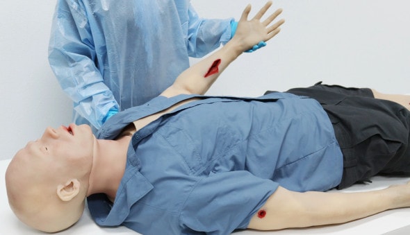MARCH-X Tactical Casualty Care Simulator