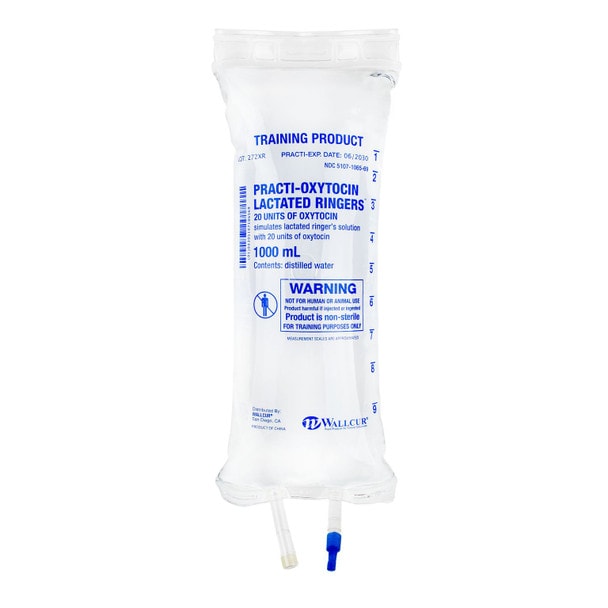 Practi-Oxytocin in Lactated Ringers (20 Units Oxytocin) 1000 mL I.V. Bag - 1 Count