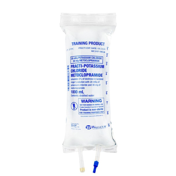 Practi-Dextrose 5% in Lactated Ringers  (20 mg KCl, 30 mg Metoclopramide) 1000 mL I.V. Bag - 1 Count