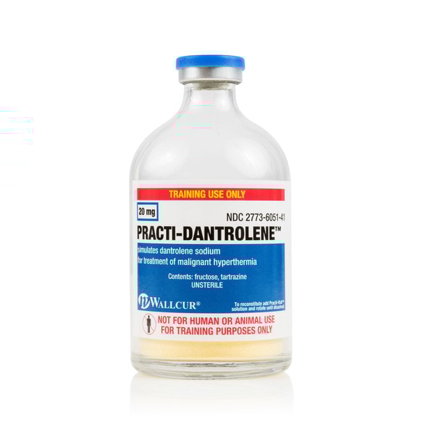Practi-Dantrolene  (20 mg/100 mL) 100 mL Powder Vial - 20 Count