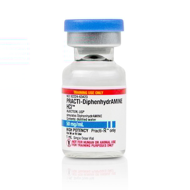 Practi-Diphenhydramine  (50 mg/1 mL) 1 mL Vial - 40 Count
