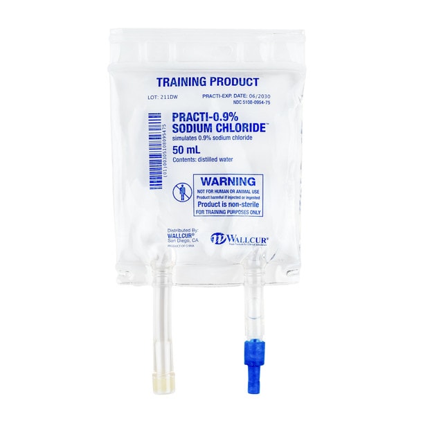 Practi-0.9% Sodium Chloride, Simulated Medication