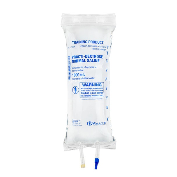 Practi-Dextrose 5% in Normal Saline, Simulated Medication