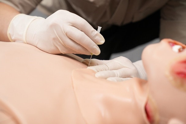 Manikin for clinical skills training including advanced airway management, NG/OG tubes placement, venipuncture, arterial blood collection, IM injection and more!