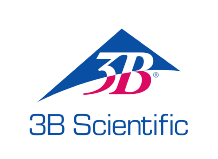 3B Scientific logo in blue and red.